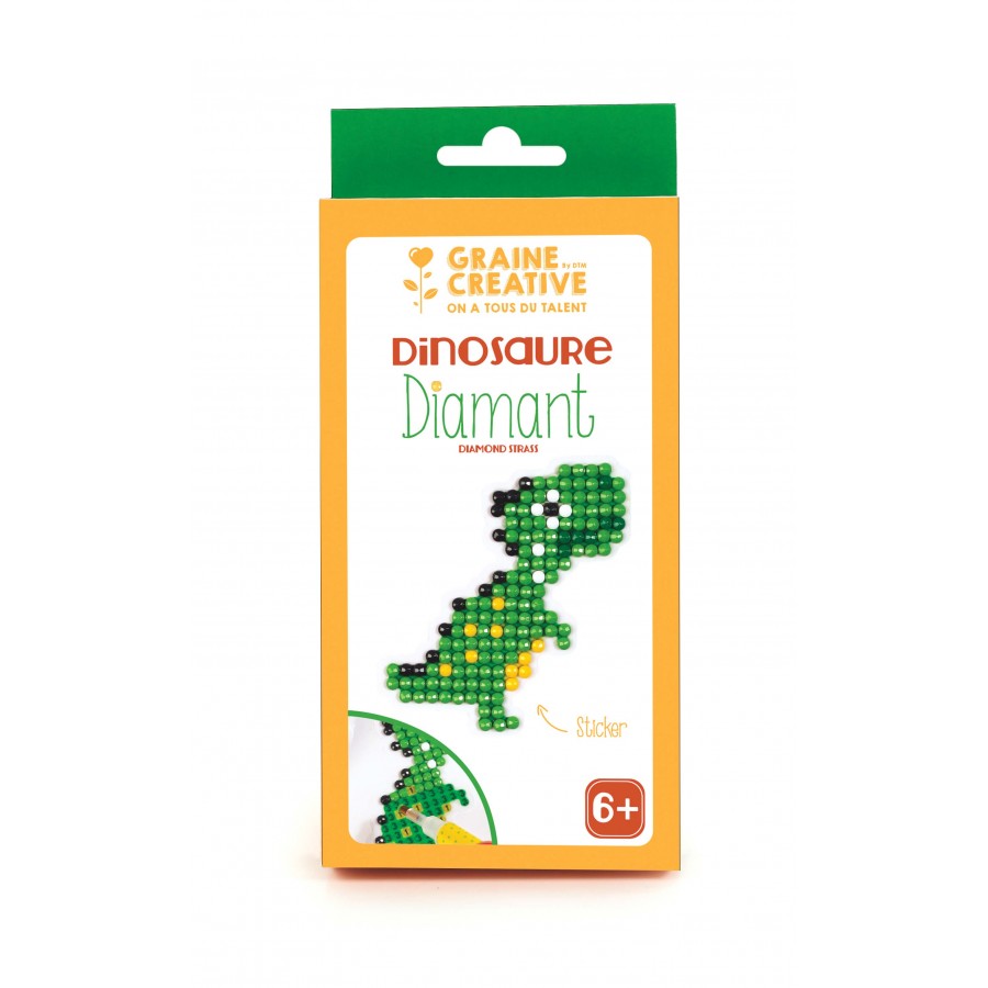 Kit diamant mosaïque sticker "Dinosaure"