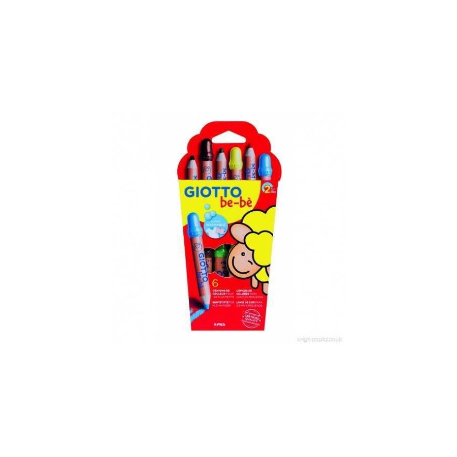 Etui 6 Crayons Maxi GIOTTO Bé-Bé