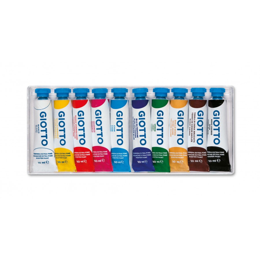 Coffret 10 Tubes Gouache GIOTTO