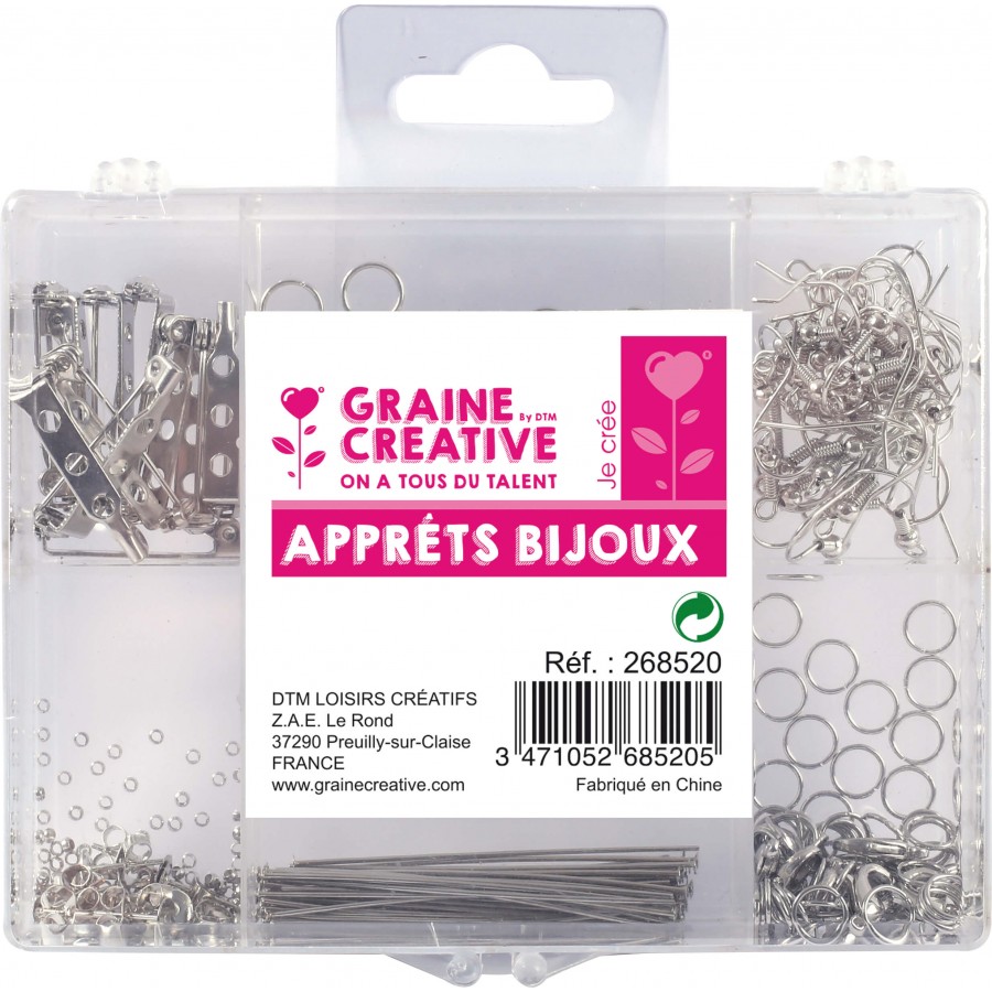 Coffret d'apprêts pour bijoux en argent