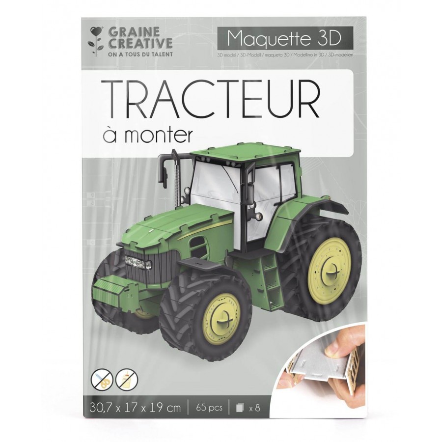 Puzzle maquette "Tracteur"