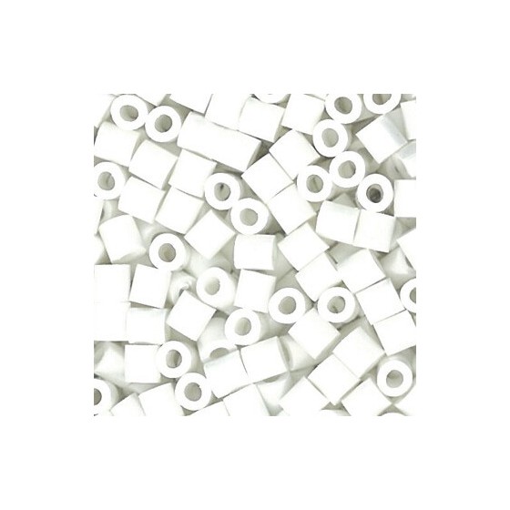 Sachet 1000 perles "Blanc" - 5mm