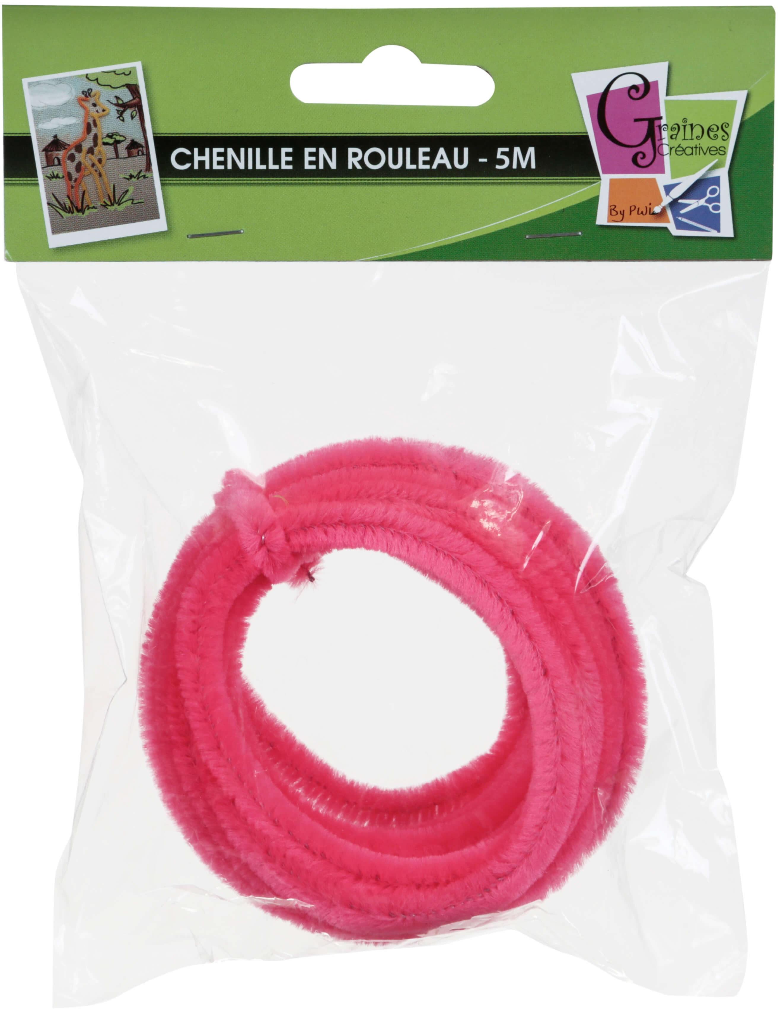 Rayher Fil chenille Mix, rose oeillet, 0,9x30cm, 6 couleurs à 5 pièces, pas  cher 